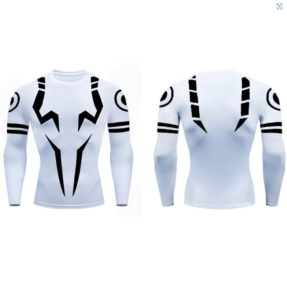 Jujutsu Kaisen Anime Compression T Shirt Men Women Quick Dry