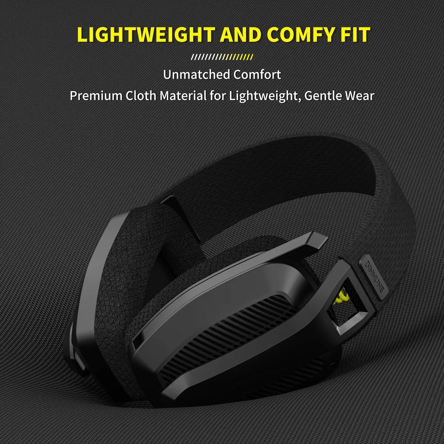 BINNUNE 2.4GHz Wireless Gaming Headset With Microphone For PS5 PC
