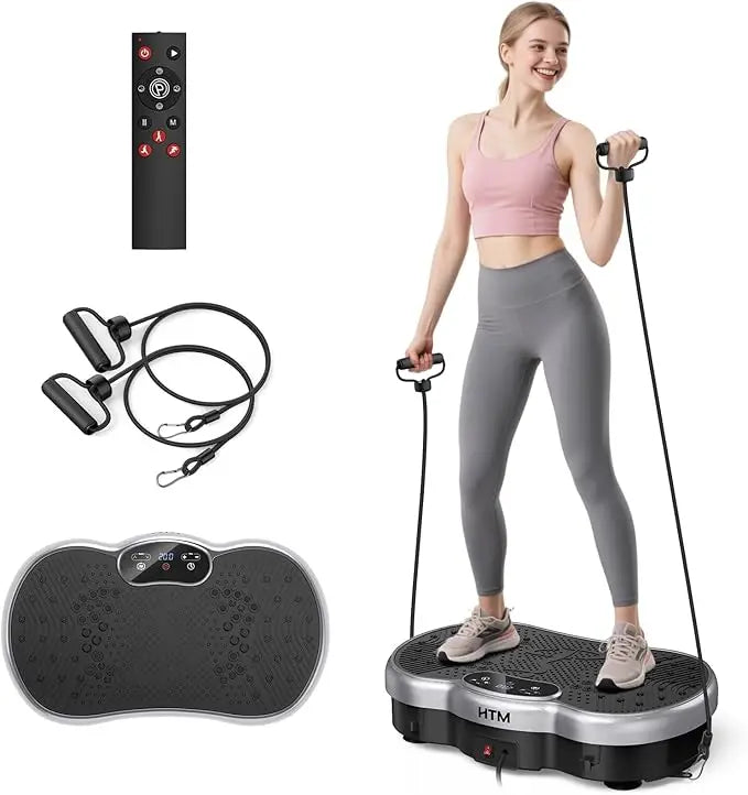 Fitness Vibration Plate With Calorie Tracking And 120 Speed Levels