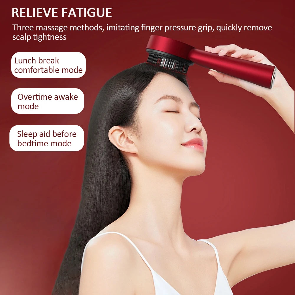 Foreverlily Red Light Therapy Hair Growth Electric Massage Comb