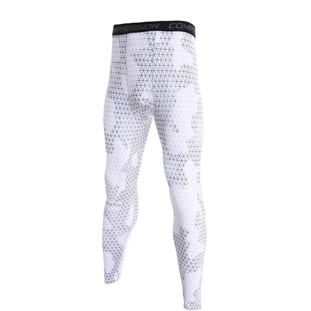Camouflage Running Leggings For Men And Women Quick Dry