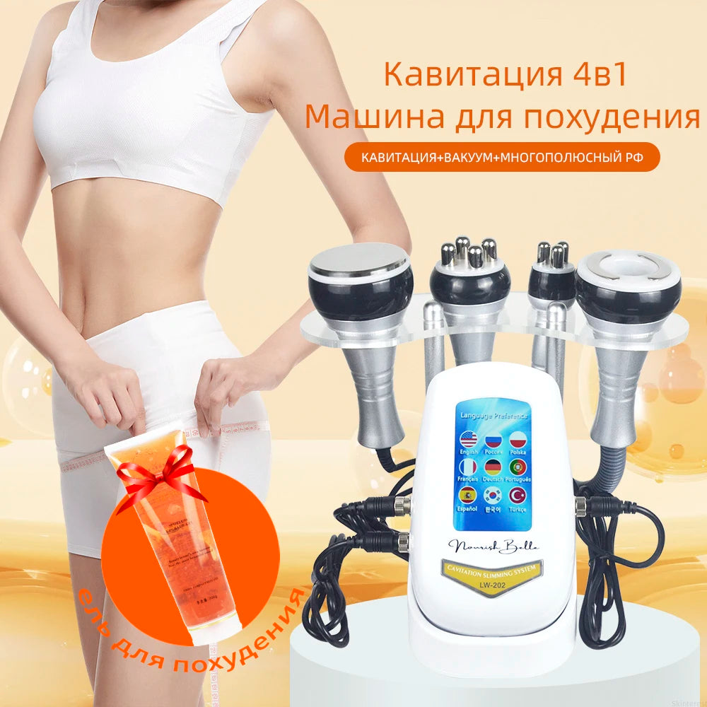 MISSHEART 4in1 Cavitation Body Slimming Face Lifting Machine