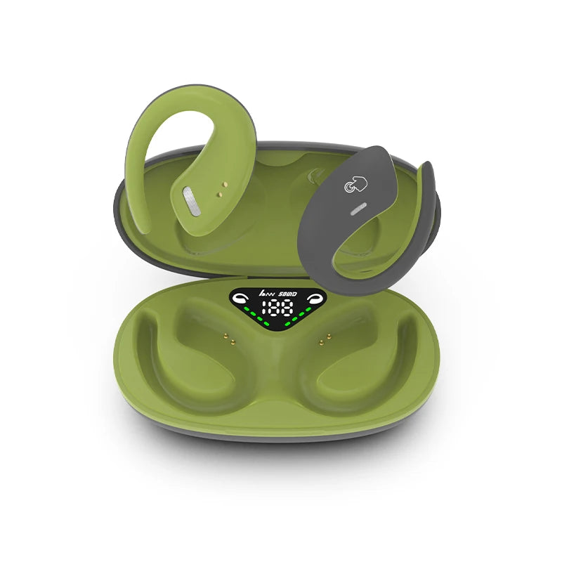SHUKE Bone Conduction Sports Bluetooth Headset TWS Earbuds With Mic