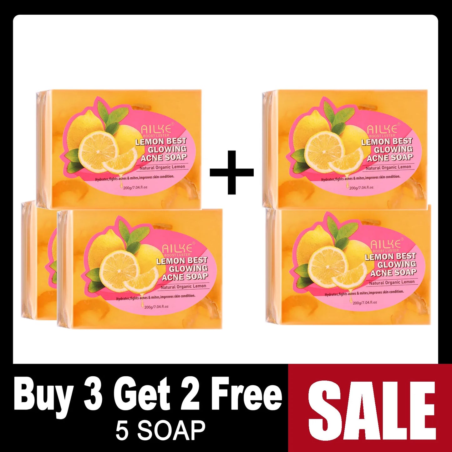 AILKE Natural Skin Brightening Set for Acne and Stains
