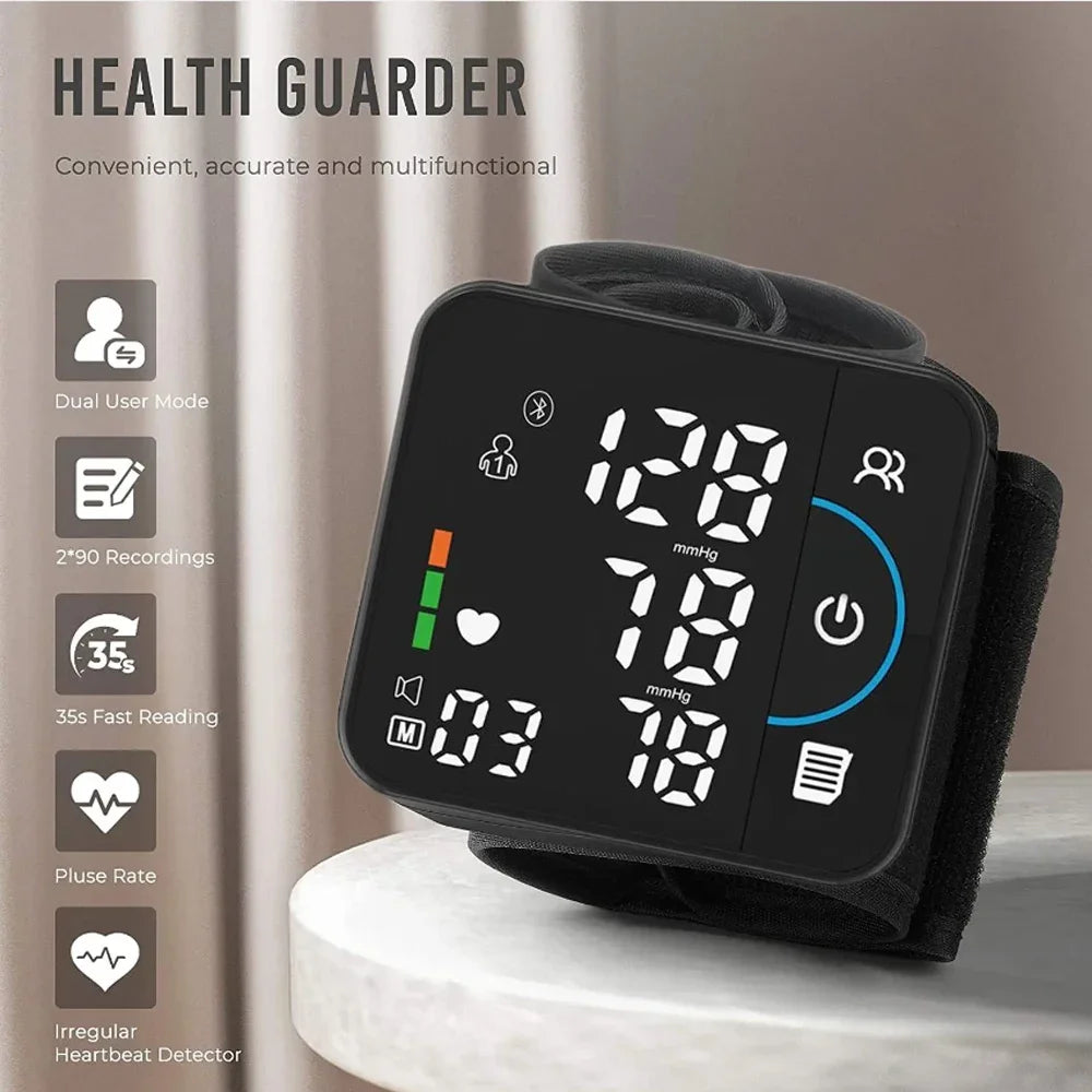 Schbit Portable Wrist Blood Pressure Monitor for Precise Health Tracking