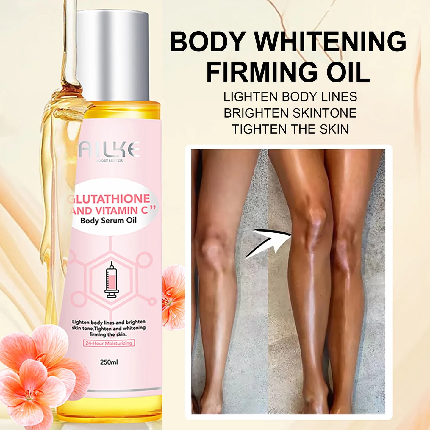 AILKE Vitamin C Moisturizing Whitening Massage Oil