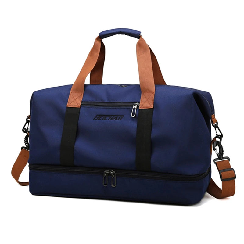 Casual Travel Bag Large Capacity With Dry Wet Separation