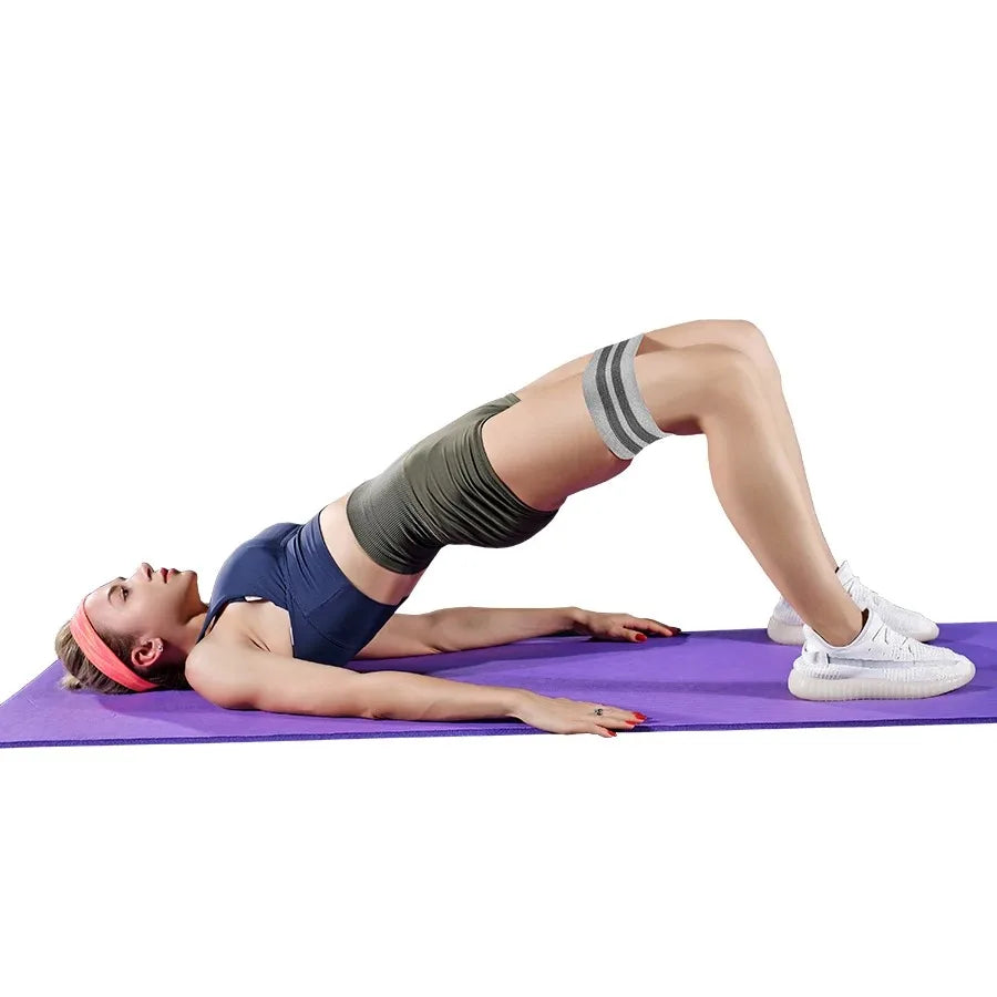Fabric Glute Thigh Resistance Bands For Hip And Leg Workouts