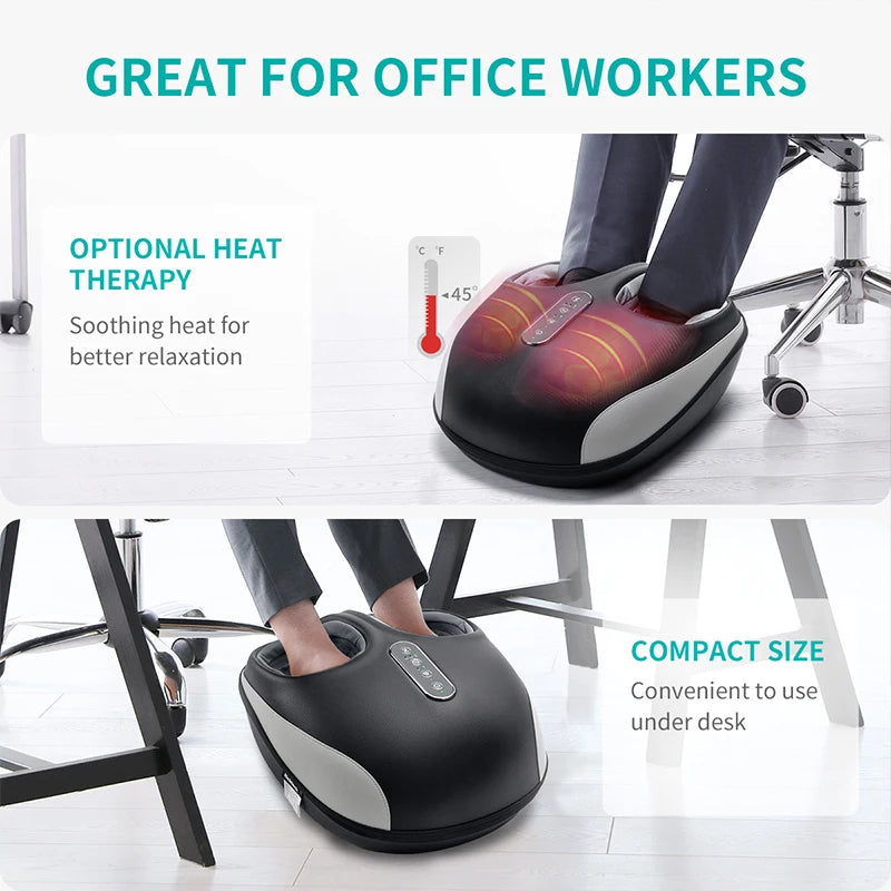 Nekteck Shiatsu Foot Massager With Heat And Air Compression