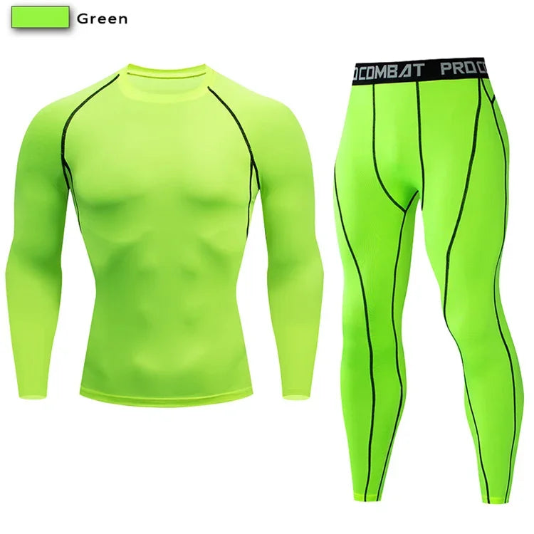 NONECN Unisex Compression Sportswear Set For Training And Yoga