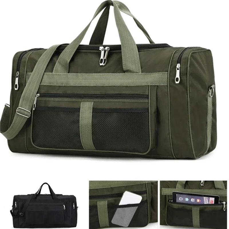 Nylon Travel Duffel Bag Carry On Luggage For Men Women