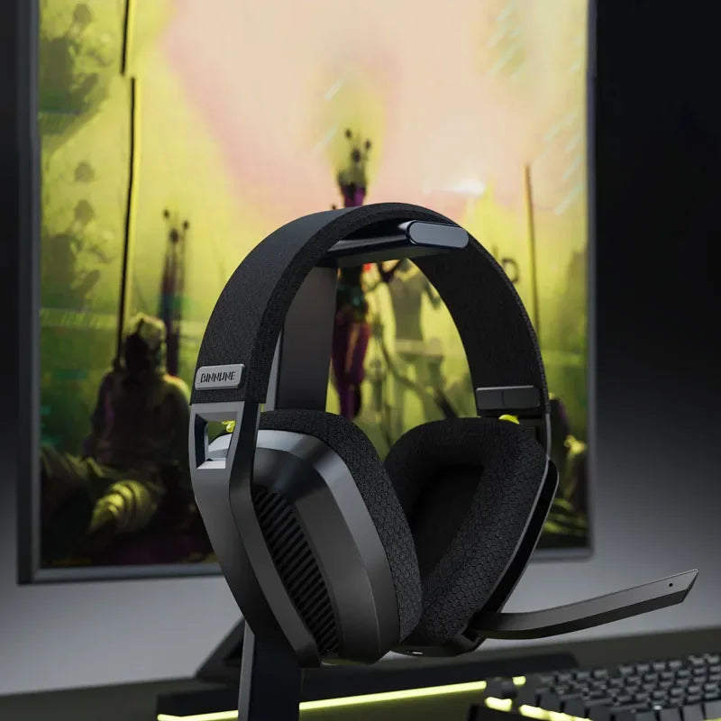 BINNUNE 2.4GHz Wireless Gaming Headset With Microphone For PS5 PC