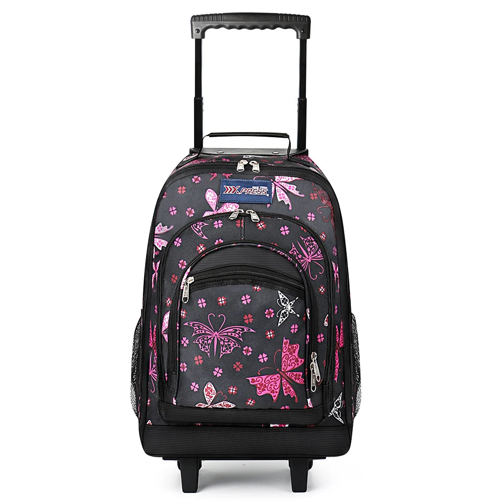 New York XPress Wheeled Travel Backpack Carry On Luggage