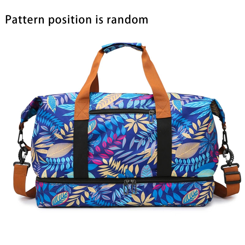 Casual Travel Bag Large Capacity With Dry Wet Separation