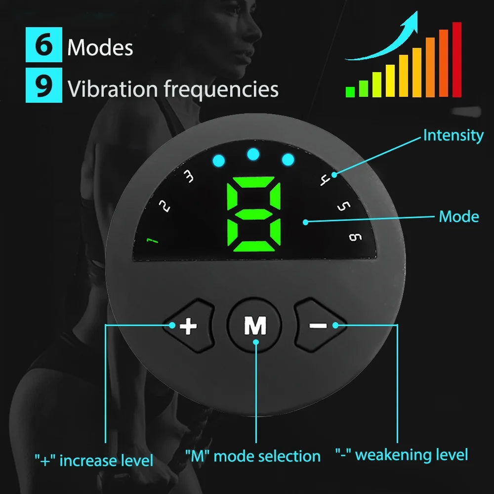 KTS EMS Waist Abdominal Trainer Belt USB Rechargeable Muscle Stimulator