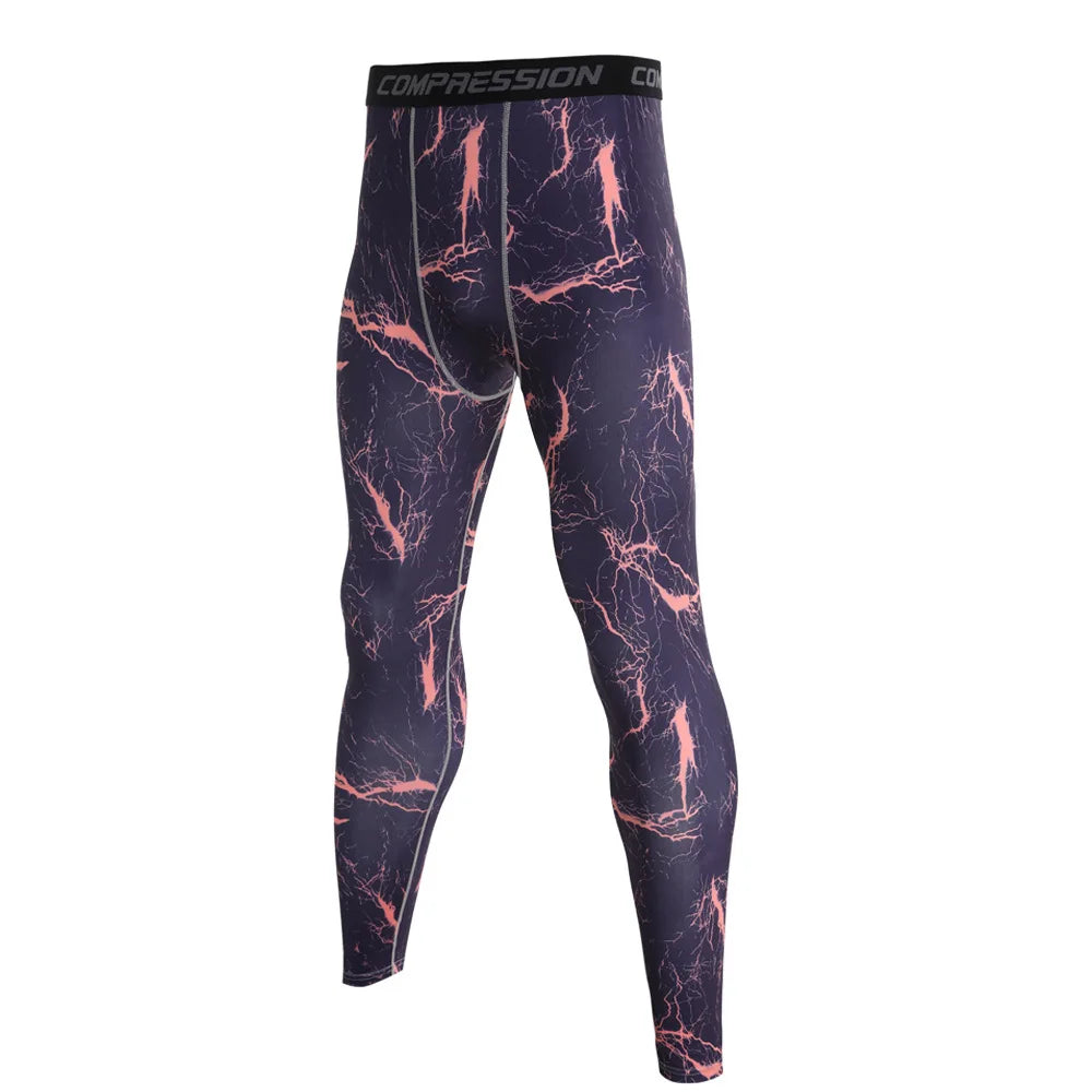 Camouflage Running Leggings For Men And Women Quick Dry