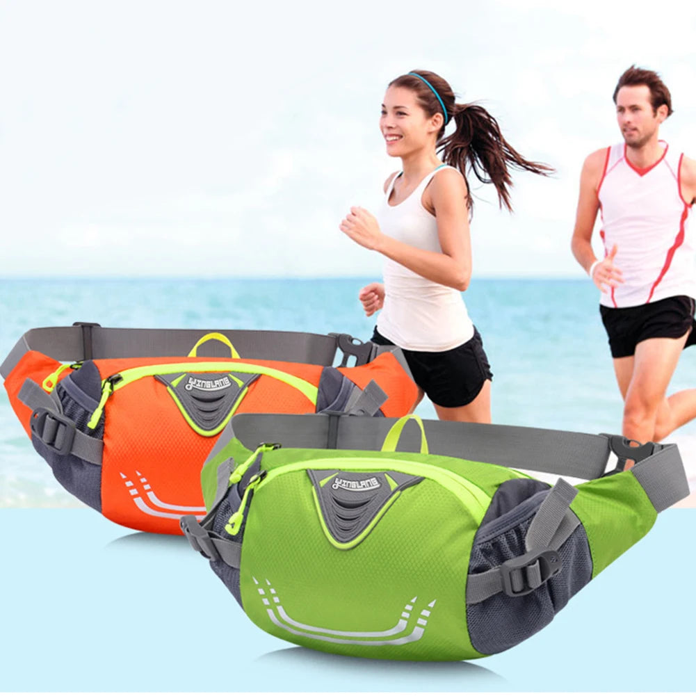 MOJOYC Nylon Running Belt Waist Pack, Lightweight Breathable Storage