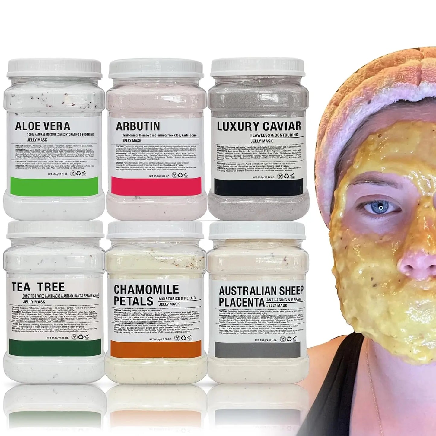 YMEYFAN Jelly Mask Powder Professional Facial Skin Care Mask