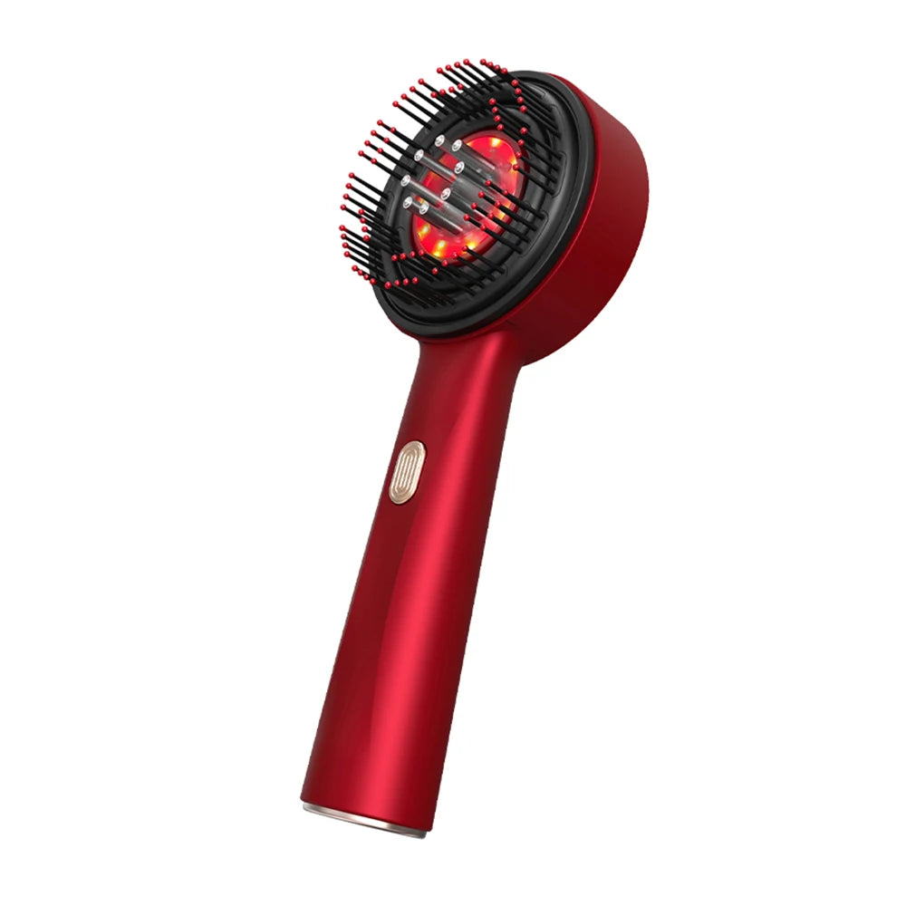 Head Massage Comb With Red Light Therapy For Hair Growth