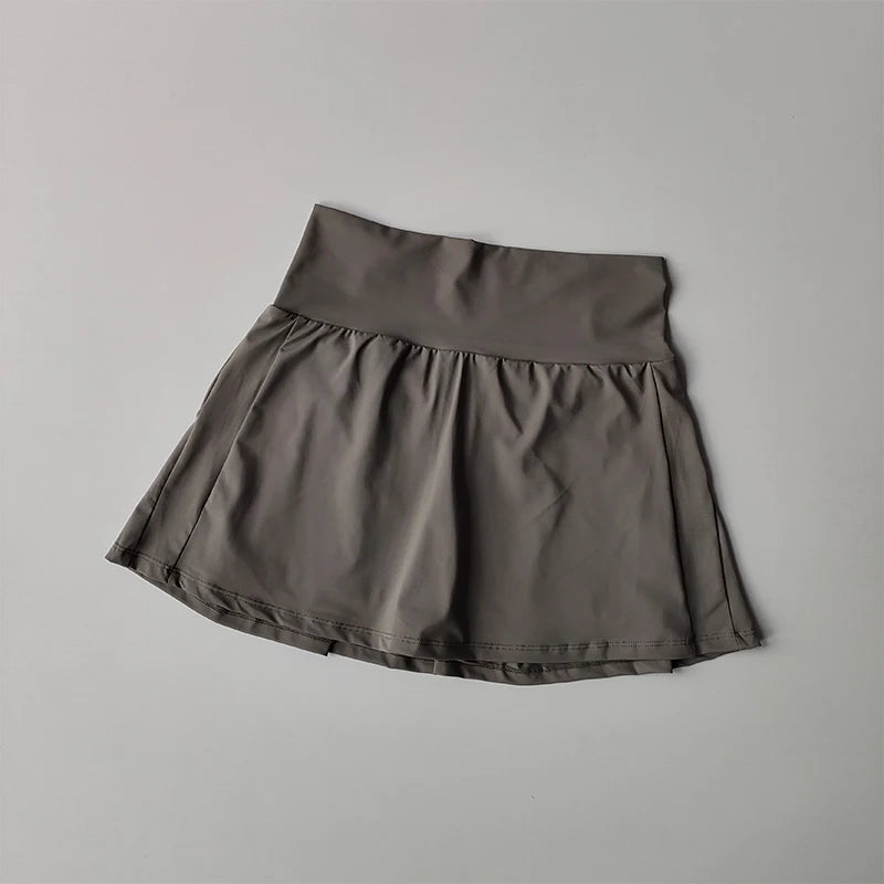 Summer High Waist Sports Skirt For Women Lined Quick Dry Tennis Golf