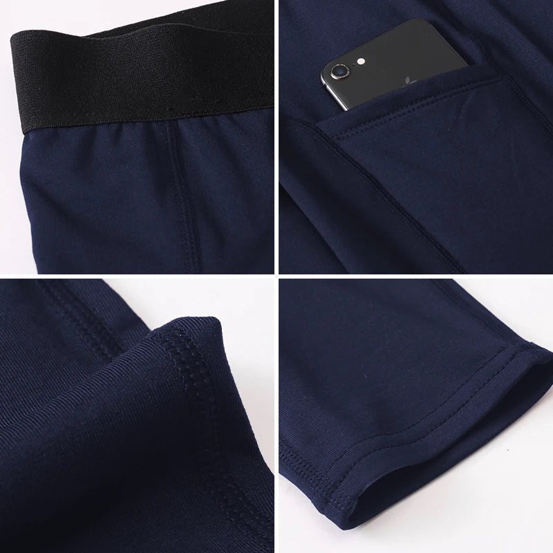 Winter Warm Running Tight Leggings With Fast Dry Compression