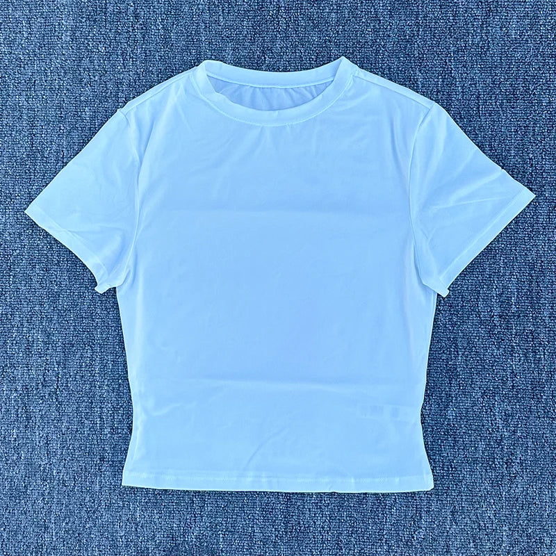 Womens Quick Dry Sports T Shirt Short Sleeve Yoga Pilates