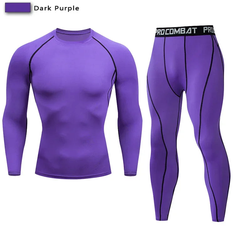 NONECN Unisex Compression Sportswear Set For Training And Yoga