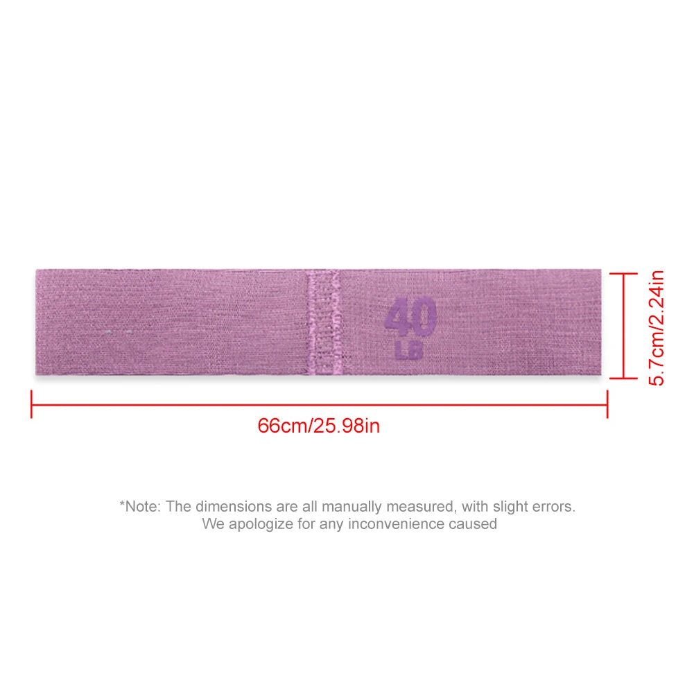Fitness Resistance Bands Fabric Elastic Gym Yoga Pilates Hip Circle