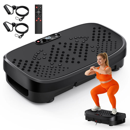 HTM Vibration Plate Fitness Platform 120 Levels Silent Operation