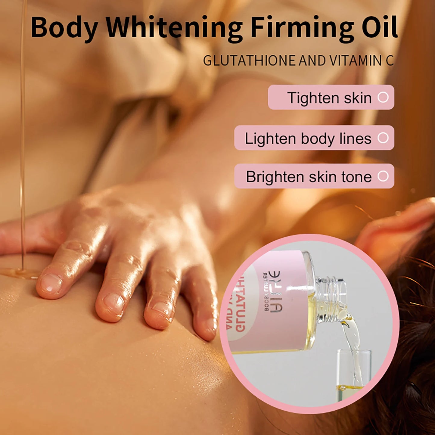 AILKE Vitamin C Moisturizing Whitening Massage Oil