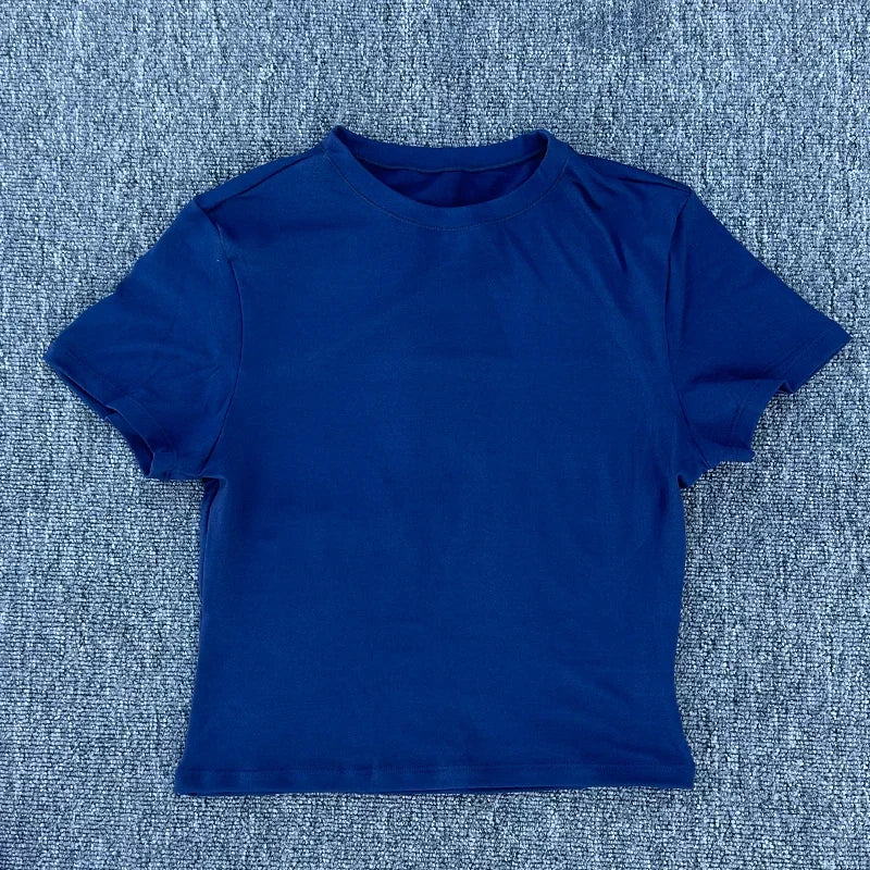 Womens Quick Dry Sports T Shirt Short Sleeve Yoga Pilates