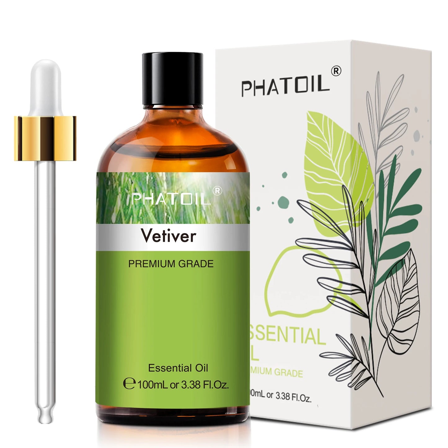 PHATOIL Essential Oils For Diffuser Lavender Jasmine Vanilla Sandalwood