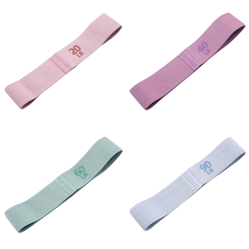 Fitness Resistance Bands Fabric Elastic Gym Yoga Pilates Hip Circle