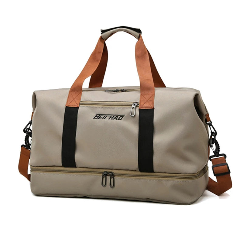 Casual Travel Bag Large Capacity With Dry Wet Separation