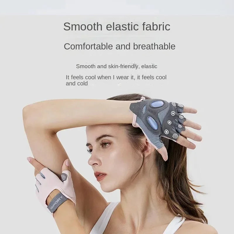 Slip-Resistant Weight Lifting Fitness Gloves for Women and Men