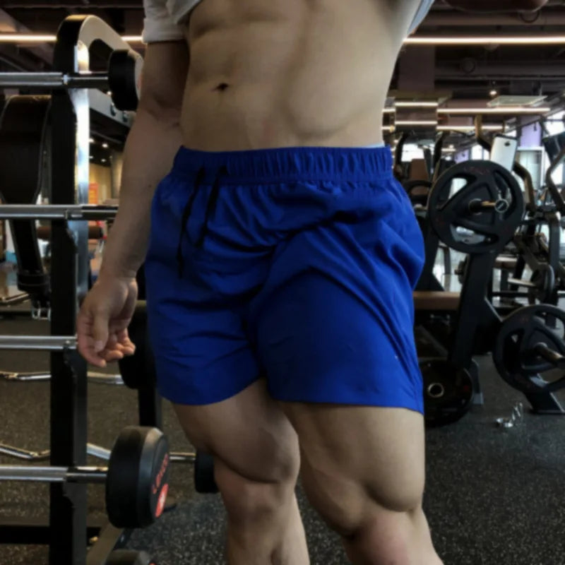 NONECN Mens Sport Shorts Running Gym Fitness Training Bottoms
