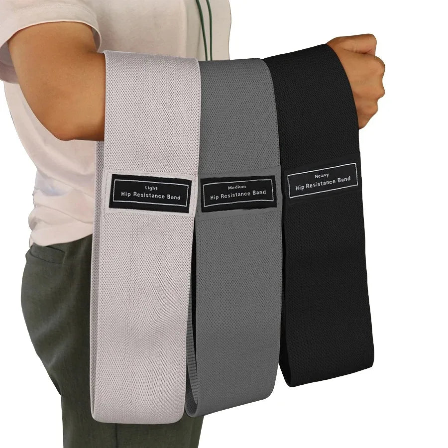 Fabric Glute Thigh Resistance Bands For Hip And Leg Workouts