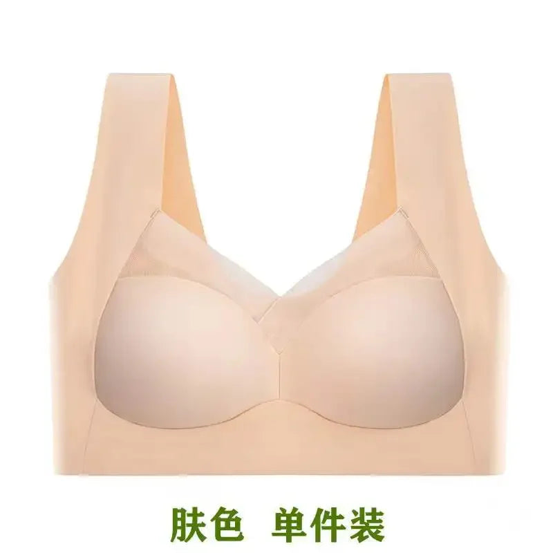 NONECN Women Lace Sport Bra Seamless Backless Bralette