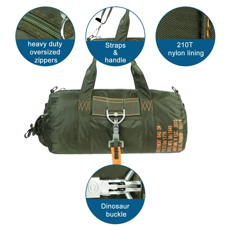 LQARMY Travel Gym Bag Waterproof Fitness Bag