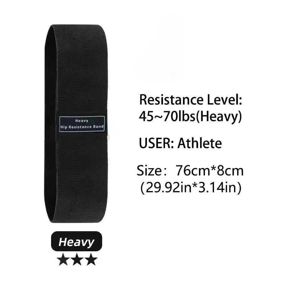 Fabric Glute Thigh Resistance Bands For Hip And Leg Workouts