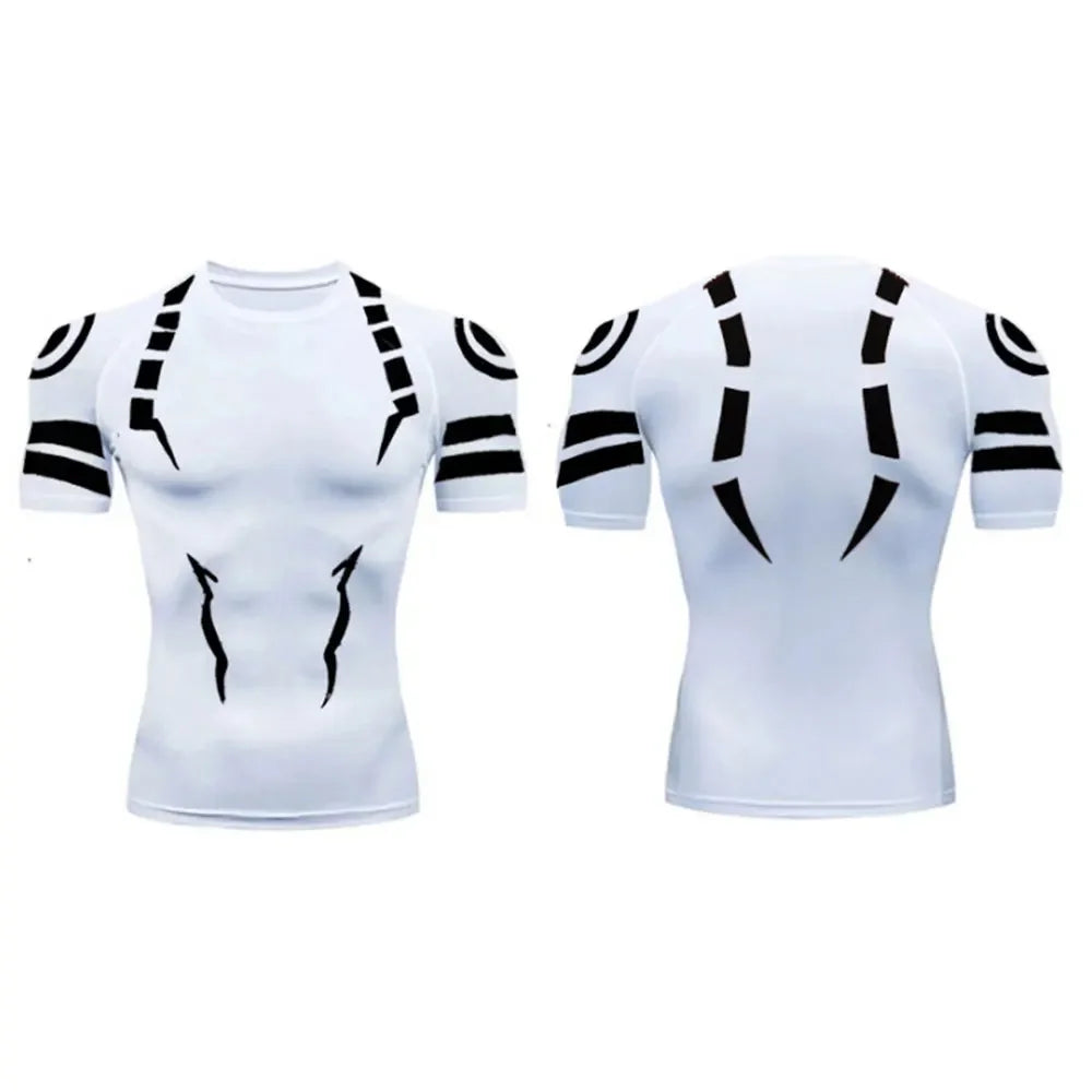Jujutsu Kaisen Anime Compression T Shirt Men Women Quick Dry