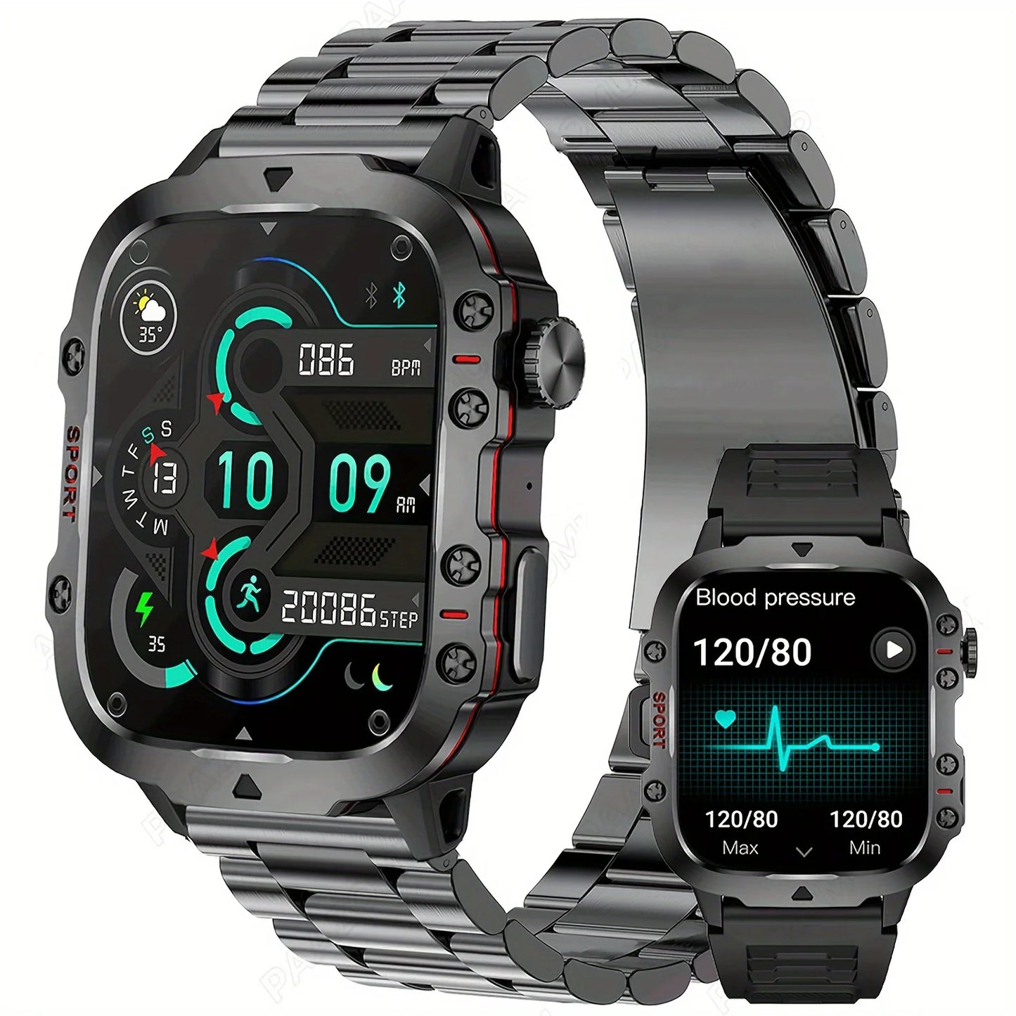 LIVLOV AI Voice Assistant Smart Watch With Bluetooth Calls