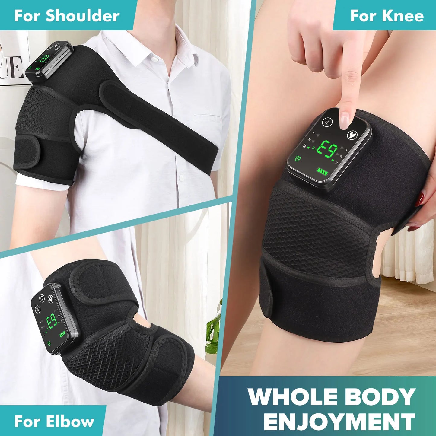 Intelligent Electric Heating Knee Massager With Warm Compress And Vibration