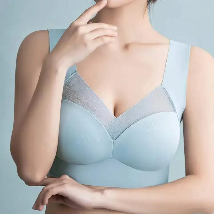 NONECN Women Lace Sport Bra Seamless Backless Bralette
