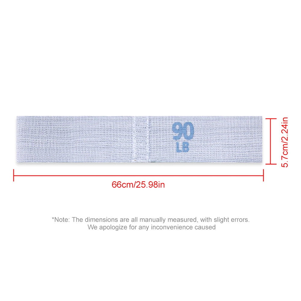 Fitness Resistance Bands Fabric Elastic Gym Yoga Pilates Hip Circle