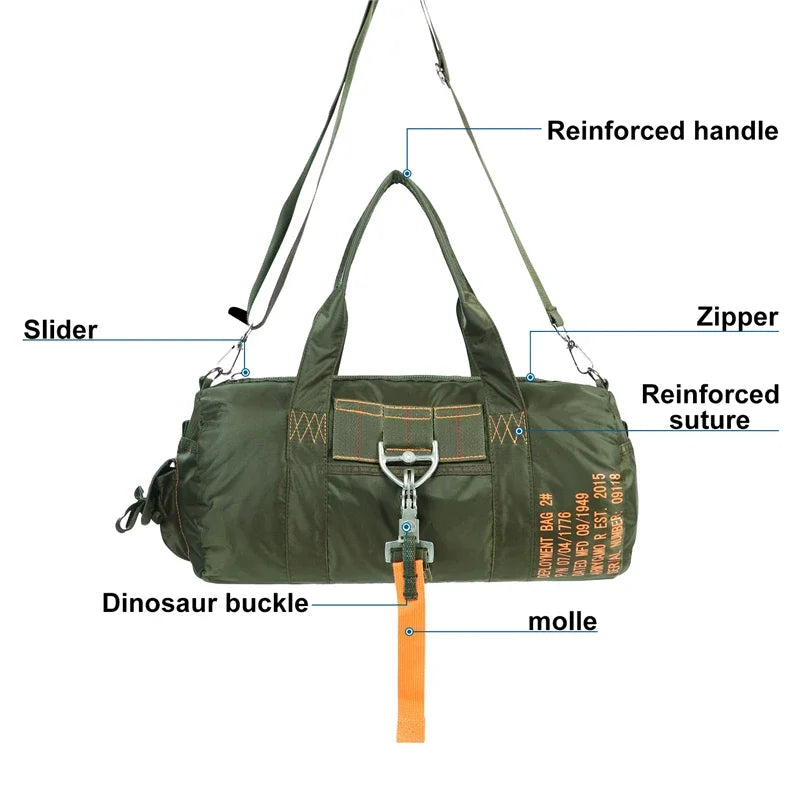 LQARMY Travel Gym Bag Waterproof Fitness Bag