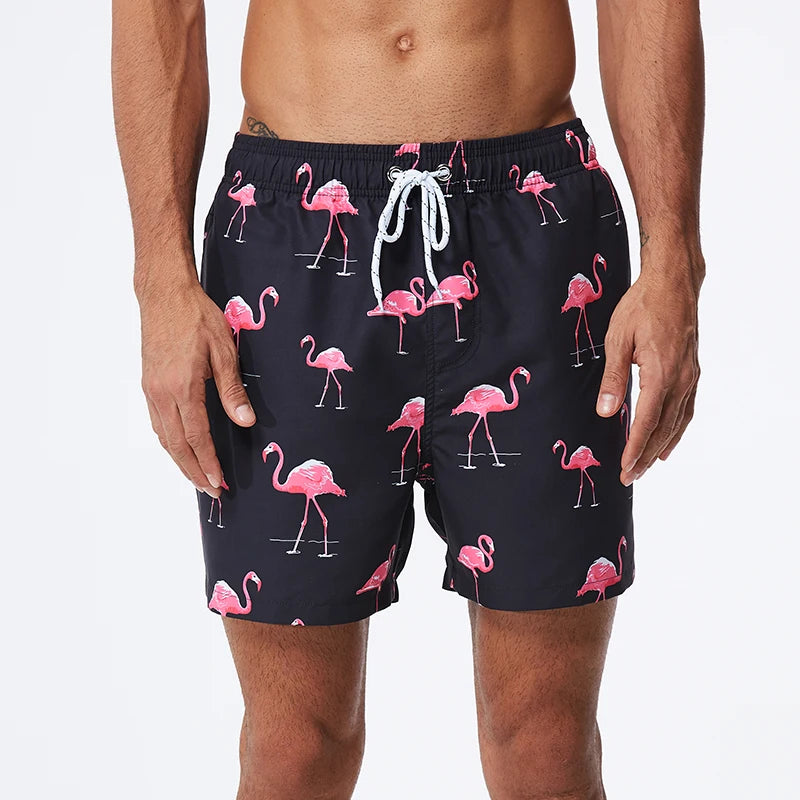 Quick Dry Summer Mens Swimwear Board Shorts For Men Beach Trunks