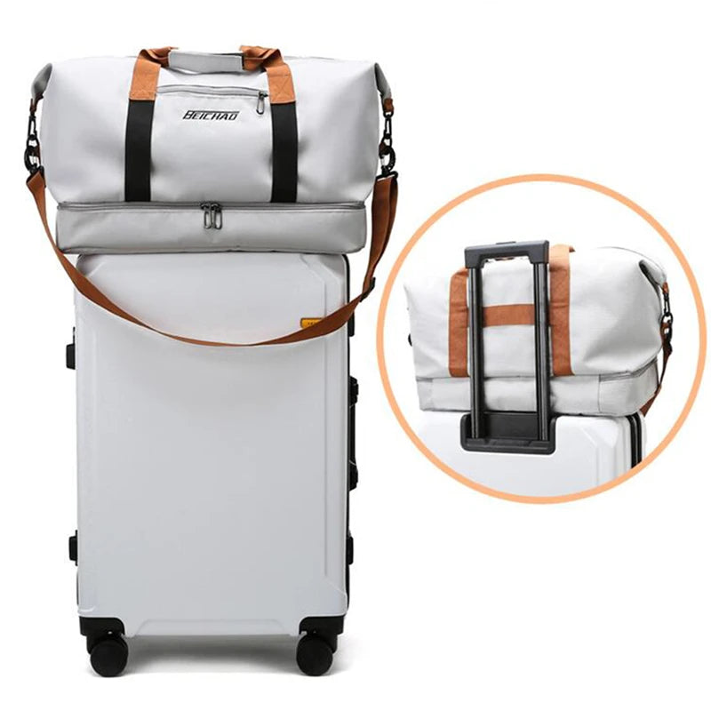 Casual Travel Bag Large Capacity With Dry Wet Separation