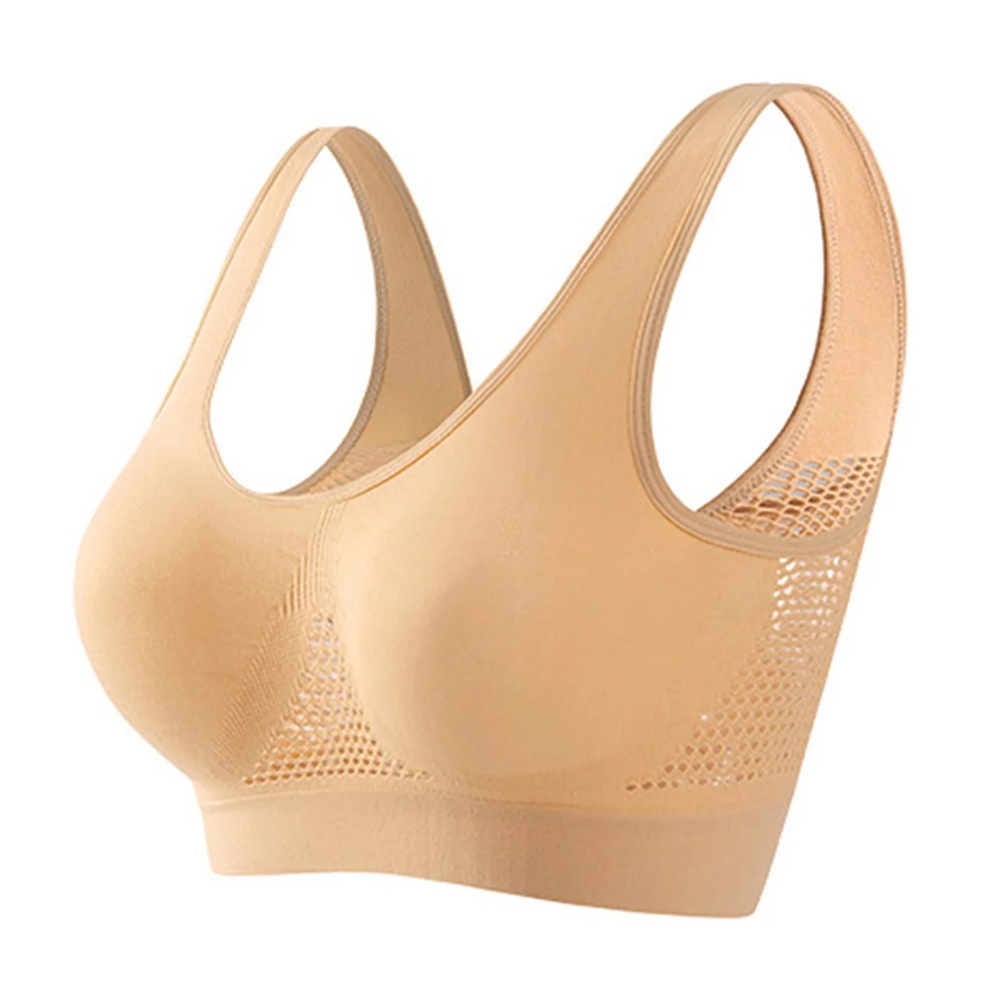 NONECN Beautiful Back Sports Bra Soft Support For Running Fitness