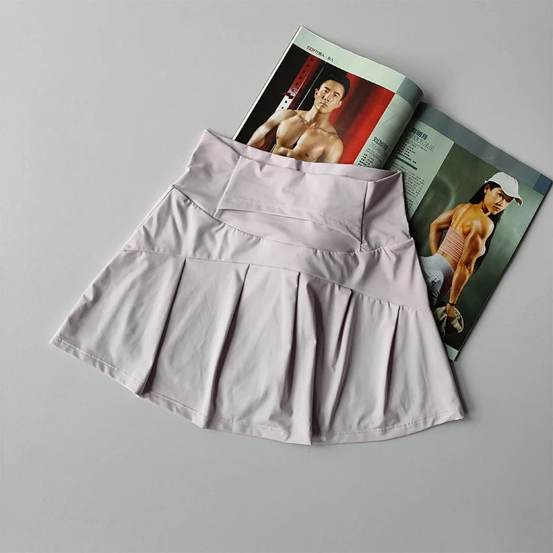 Summer High Waist Sports Skirt For Women Lined Quick Dry Tennis Golf